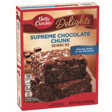 Mezcla de Brownie Betty Crocker  Mix Choc  Chunk  18Oz