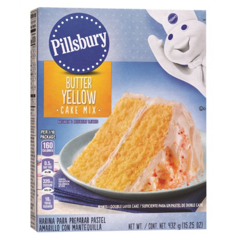 Mezcla para Bizcocho Pillsbury Butter Yellow 15.25 oz