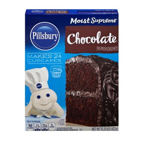 Mezcla para Bizcocho Pillsbury dark chocolate 15.25 oz