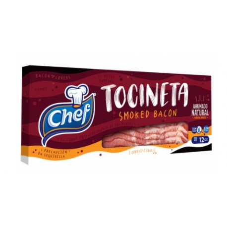 Tocineta chef smoked bacon 12OZ