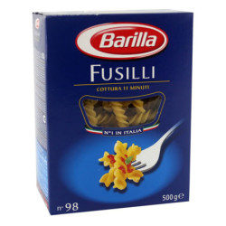 Pastas Barilla Fusilli 500g