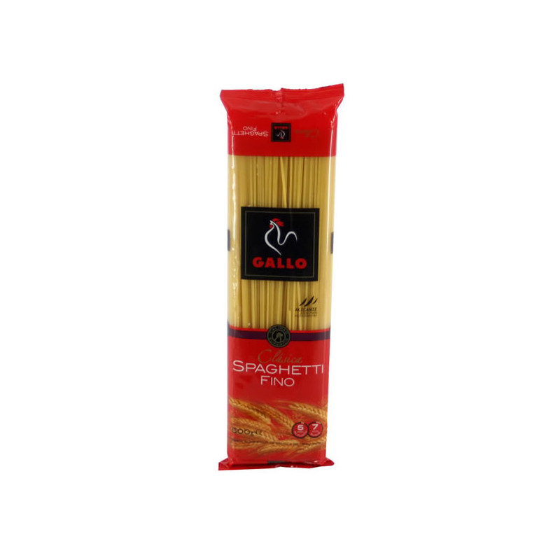 Pastas Gallo Espaguetti Fino 500g