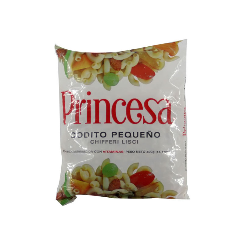 Pastas Princesa Coditos Pequeños 400g
