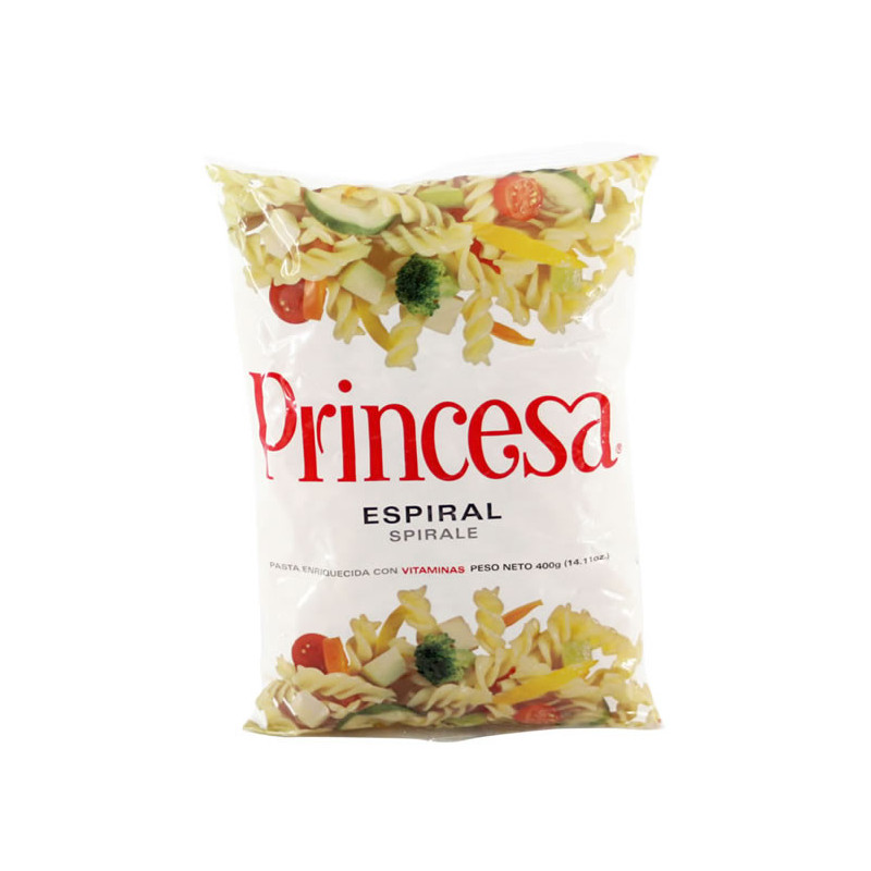 Pastas Princesa Espirales Mixtos 400g