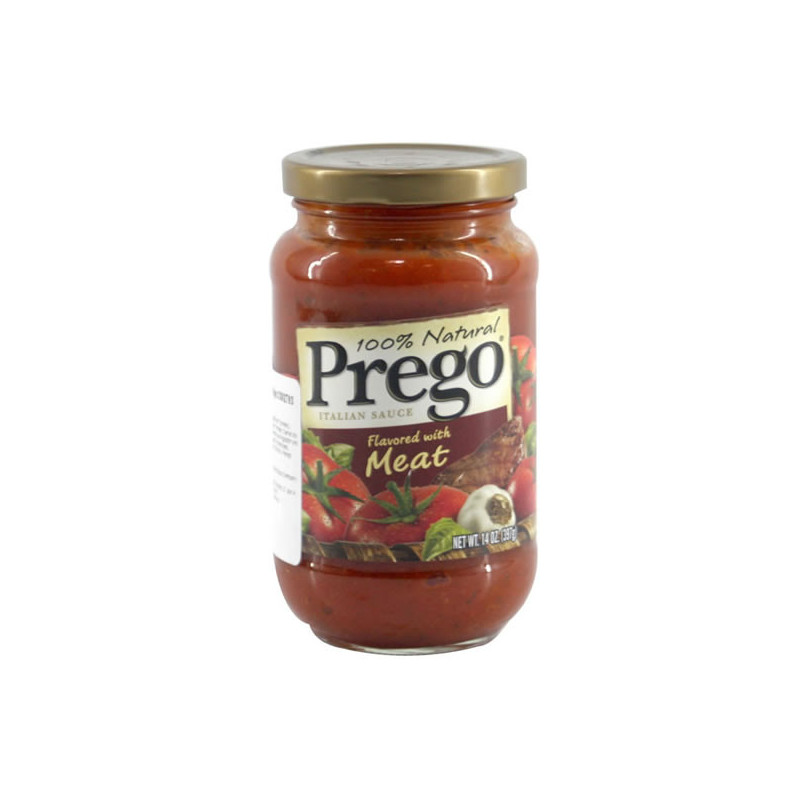 Salsa Prego Meat 14 Oz