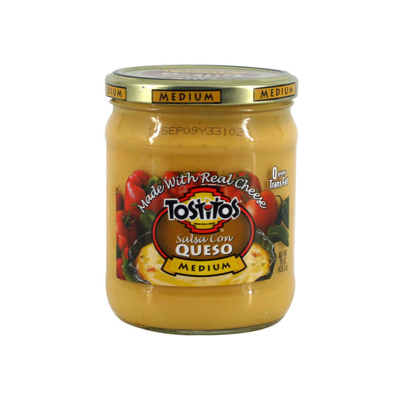 Salsa Tostitos C/Queso Medium 15 Oz