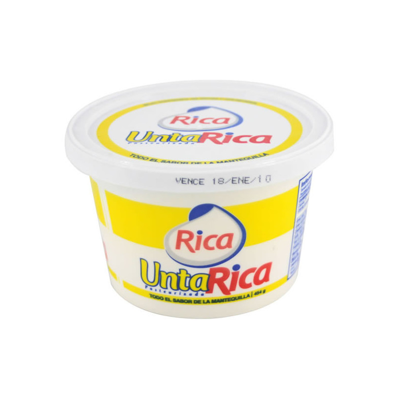 Mantequilla Pasteurizada Unta Rica 454g