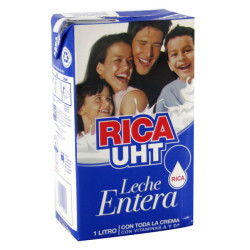 Leche Entera Uht Rica 1 Lt