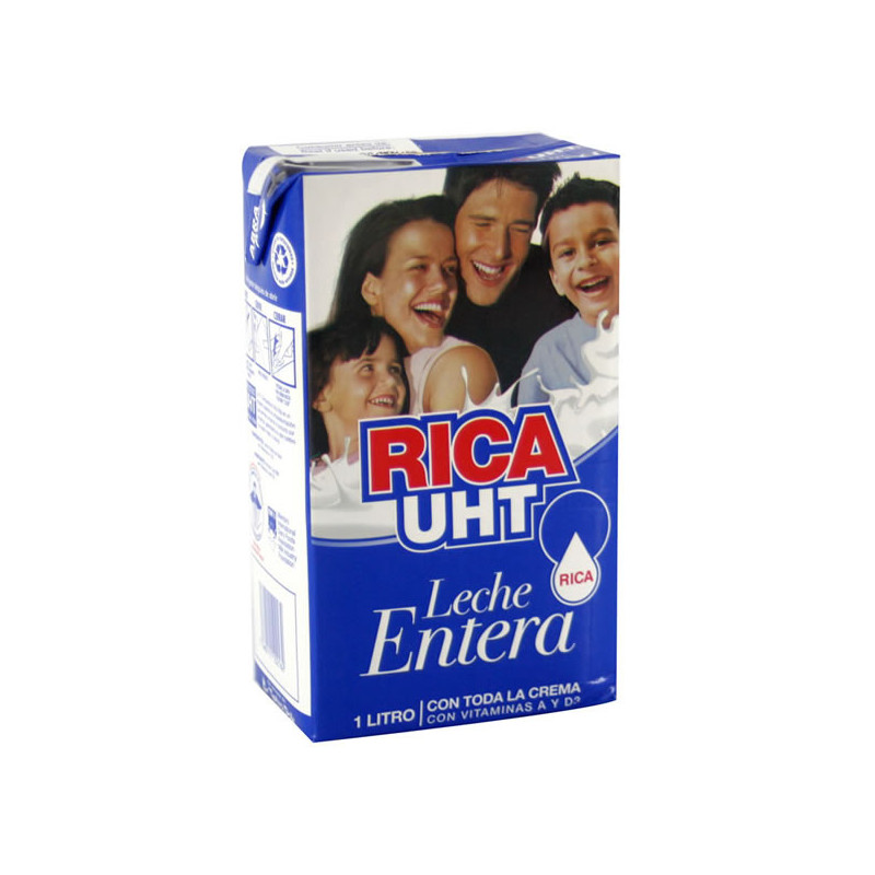 Leche Entera Uht Rica 1 Lt