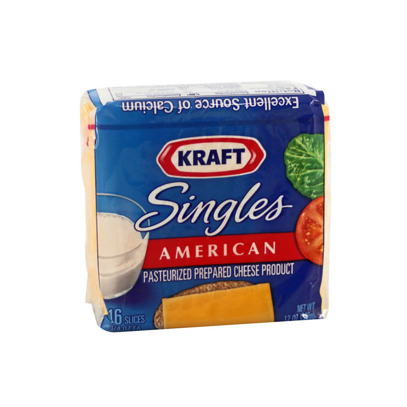 Queso Kraft Singles 16 Slices 12 Oz