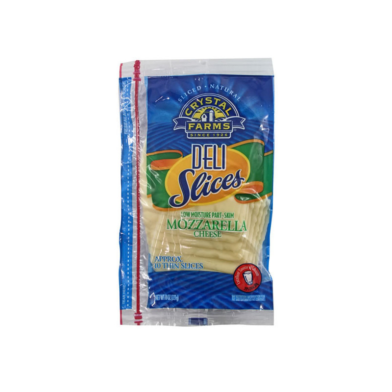 Queso Americano Crystal Farms Slices 8 Oz