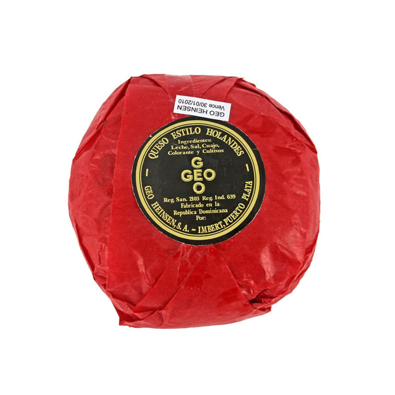 Queso Tipo Holandes Geo Bola 1.5 Lb (Entero)