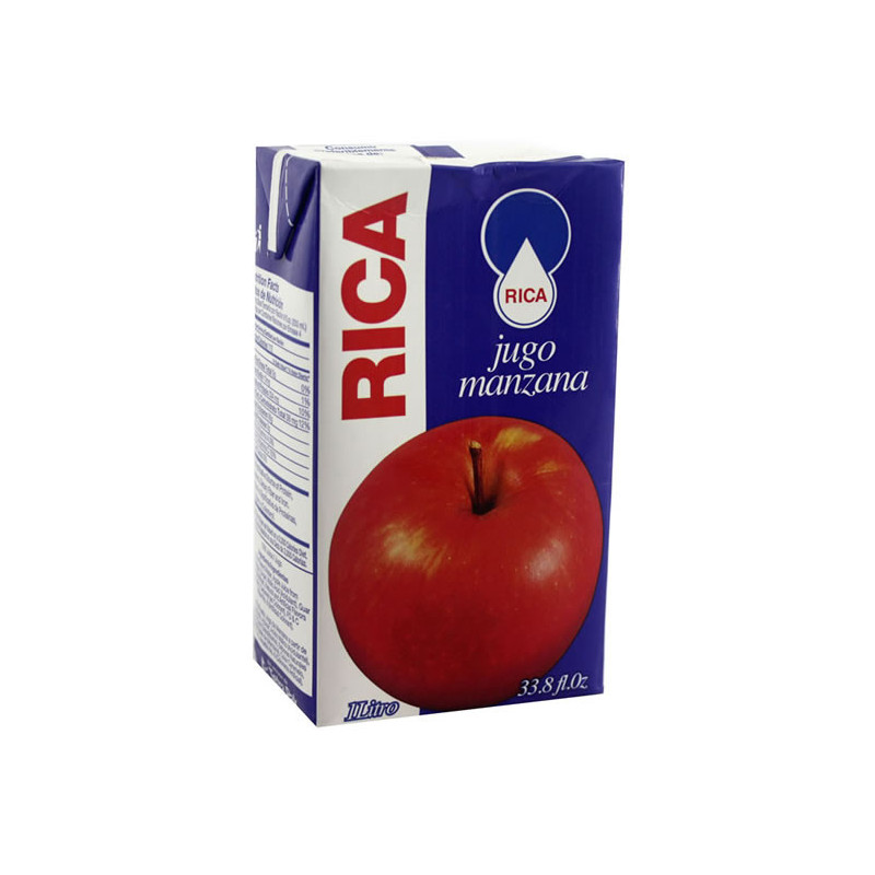 Jugo Rica Manzana 1 Lt