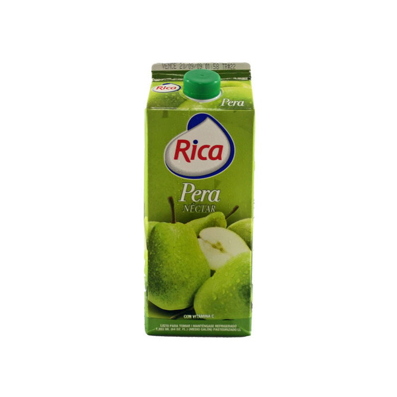 Jugo Rica Nectar Pera 64 Oz (1/2 Gl)